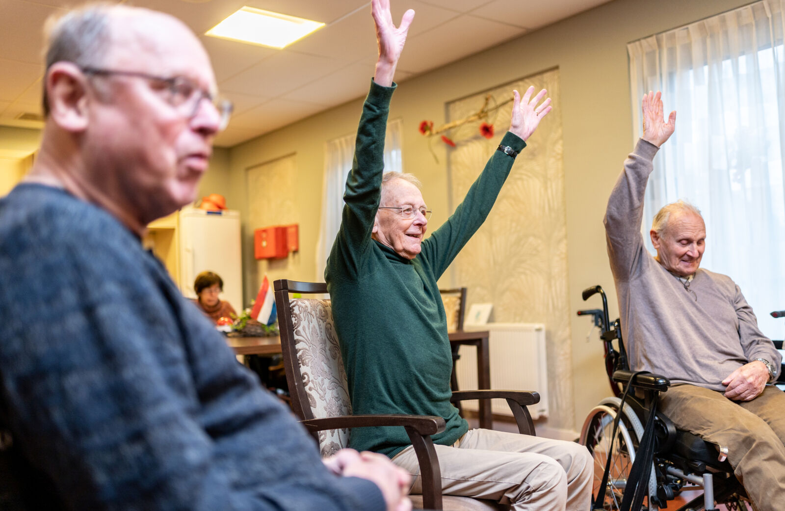 Liemerije Zevenaar bewegen met bewoners